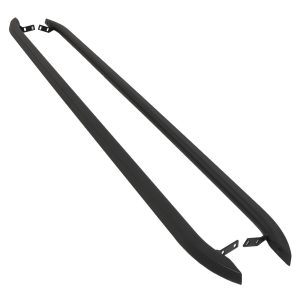 Ford Transit Custom LWB 2013+ Matte Black Trapezoid Side Bars