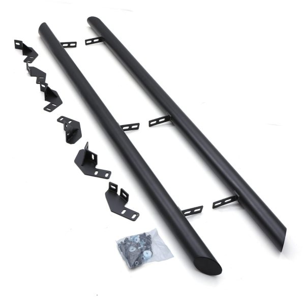 SHSB032-02.jpg Isuzu D-Max RG MK3 Double Cab 2021+ Matte Black 3 Side Bars