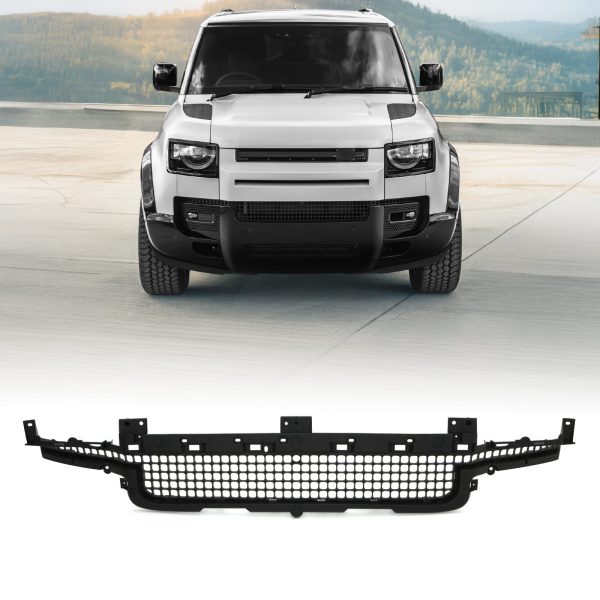 SMGR002-01-copy.jpg Predator4x4 Matte Black Front Lower Grille To Fit Land Rover Defender L663 2020+