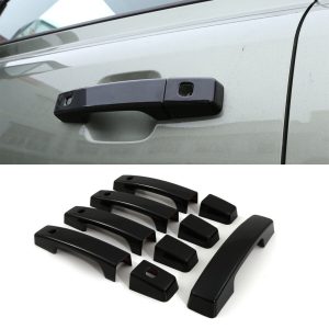 Predator4x4 Gloss Black Door Handle Covers To Fit Land Rover Defender 110 130 L663 2020+