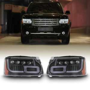 Predator4x4 Front LED Headlights To Fit Range Rover Vogue L322 10-12