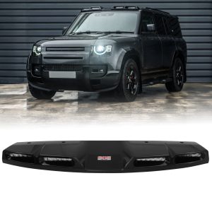 Predator4x4 Gloss Black Quad Roof Light To Fit Land Rover Defender L663 2020+