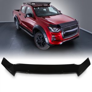 SNBG013-50-50.jpg Isuzu D Max 2021+ Black Bonnet Guard Protector