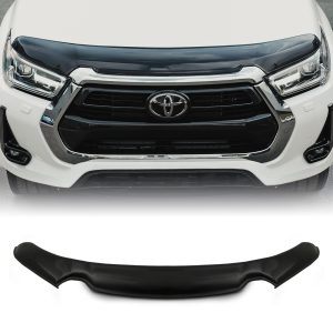 Toyota Hilux Revo 2020+ Black Bonnet Guard Cover