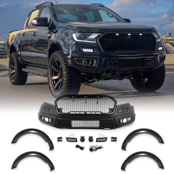 Ford Ranger T7 T8 2015-2022 Raptor LED Bumper & Wide Arch Upgrade kit