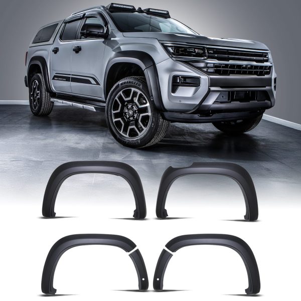 VW Amarok MK2 2023+ Matte Black OEM Look Wheel Arches