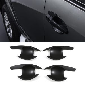 Mitsubishi Triton L200 19-23 Black Door Handle Protector Inserts