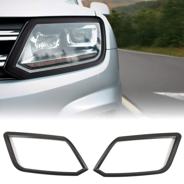 SNLC020-fade.jpg VW Amarok 2010-2020 Matte Black Headlight Covers