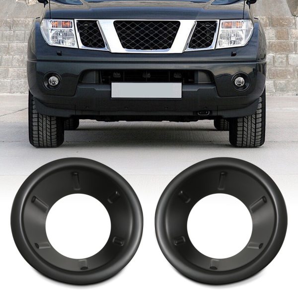 Nissan Navara D40 2006-2010 Black Fog Light Covers