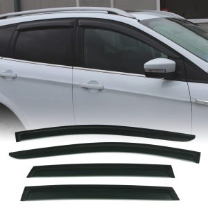 Ford Kuga MK2 12-16 Black Wind Deflectors