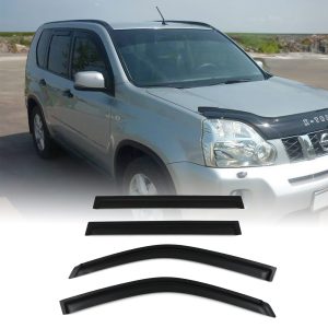 Nissan X-Trail T30 01-07 Black Wind Deflectors