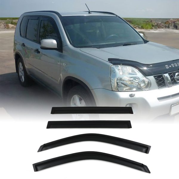 SNWD032-copy.jpg Nissan X-Trail T30 01-07 Black Wind Deflectors