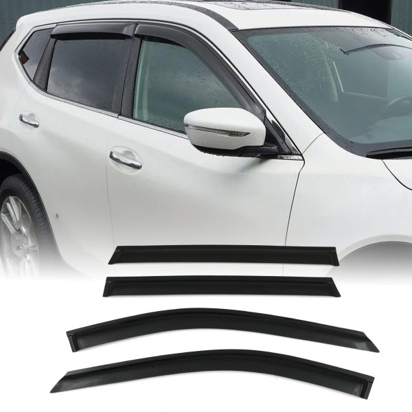 Nissan X-Trail T32 13-21 Black Wind Deflectors