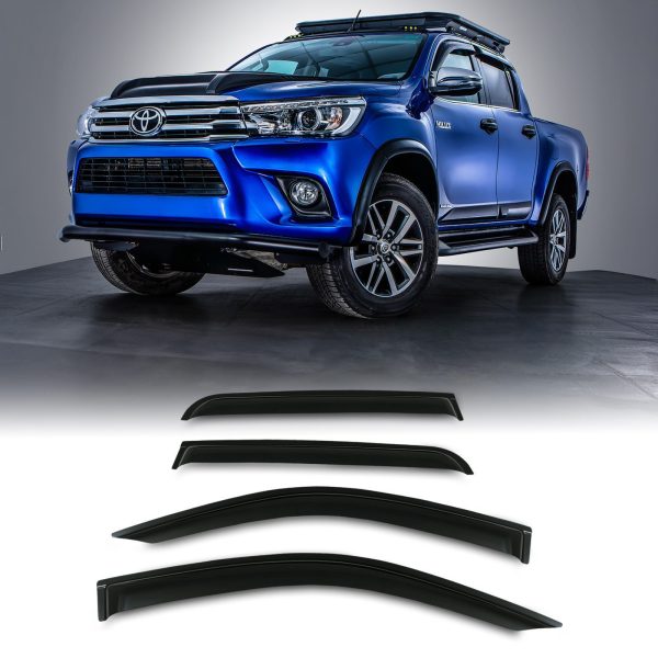 SNWD040-50-50-1.jpg Toyota Hilux Revo 15-20 Black Wind Deflectors