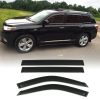 Toyota Highlander XU20 01-07 Black Wind Deflectors