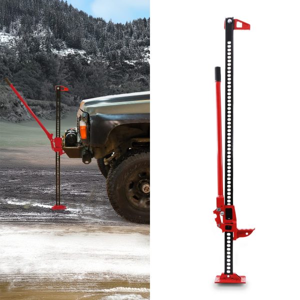 60 3000Kg High Lift Off Road Ratchet Farm Jack With Hook Straps