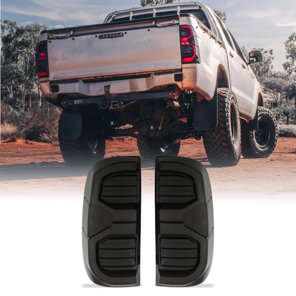 Toyota Hilux Vigo 05-15 Rear Smoked Black LED Tail Lights