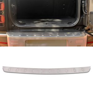 Predator4x4 Stainless Steel Silver Rear Bumper Protector Cover To Fit Land Rover Defender L663 2020+