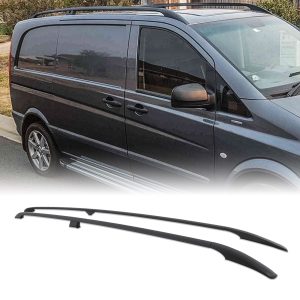 YHRR036-fade.jpg Mercedes Vito W639 LWB 10-13 Black Roof Rails