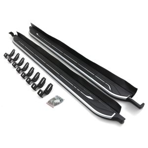 YHSS008-01.jpg Honda E:NY1 2023+ Black & Silver Aluminium Side Steps