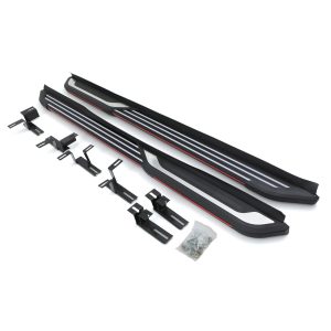 YHSS012-01.jpg Hyundai Tucson NX4 2020+ Black & Silver Aluminium Side Steps