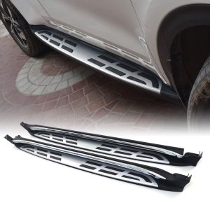 Kia Sportage NQ5 2021+ Black And Silver Side Steps