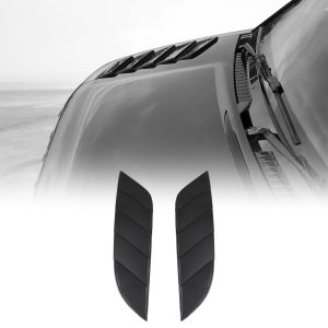 Predator4x4 Gloss Black Bonnet Vent Kit To Fit Land Rover Defender L663 2020+