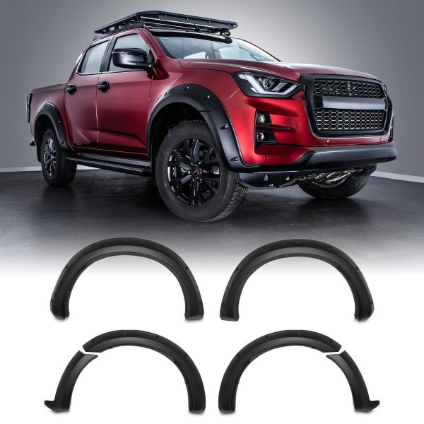 1P6A2047-Recovered-02-GRADIENT-copy.jpg Isuzu D-Max RG 2021+ Matte Black 75mm Wheel Arches