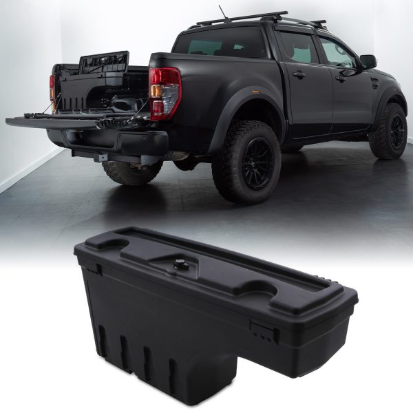 50-50-1-15.jpg Ford Ranger T6 T7 T8 12-22 Flat Bed Lockable Storage Swing Box