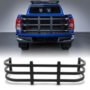 Toyota Hilux Revo 2015+ Black Truck Bed Extender Rack