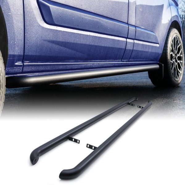 50-50-10.jpg Ford Transit Custom SWB MK2 2023+ Matte Black 2.4 Side Bars