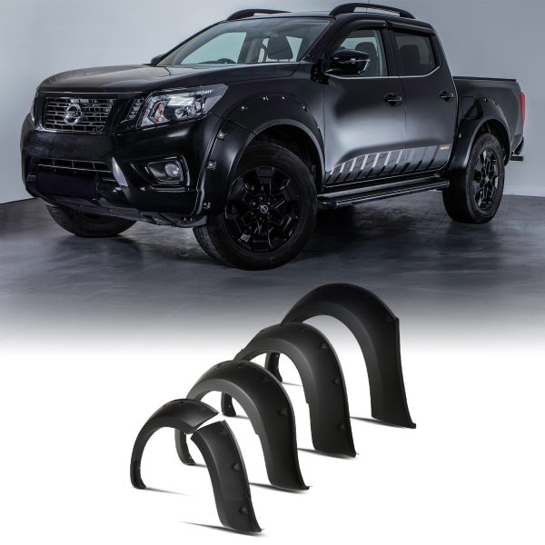 Nissan Navara D23 NP300 14-20 Matte Black Wheel Arches