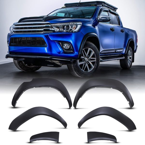 50-50-118-1.jpg Toyota Hilux MK8 Revo 2015+ Wide Wheel Arch Fender Flare Kit