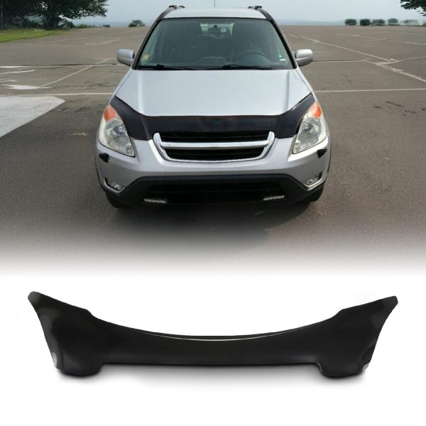 50-50-123.jpg Honda CR-V MK2 01-06 Black Bonnet Guard Protector