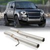 Predator4x4 Exhaust Centre Resonator Delete Pipe To Fit Land Rover Defender 90 & 110 5.0 V8 L663 2020+