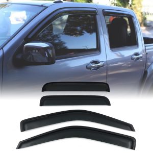 50-50-149.jpg Isuzu D Max 07-11 Black Wind Deflectors