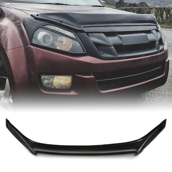 Isuzu D Max RT 11-14 Black Bonnet Guard Protector