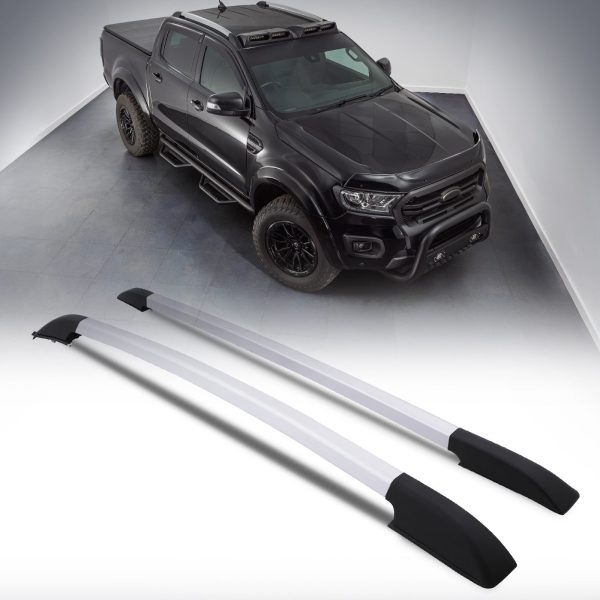 Ford Ranger T6 11-15 Silver Roof Rails