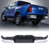 Toyota Hilux Revo MK8 MK9 2015+ Chrome Rear Bumper
