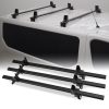 Volkswagen Caddy 2003+ Black 3 Bar Van Roof Rack