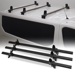 Ford Transit Custom MK2 23+ Black 3 Bar Van Roof Rack