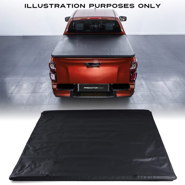 Nissan Navara D40 05-14 Locking Roll Top Soft Tonneau Cover