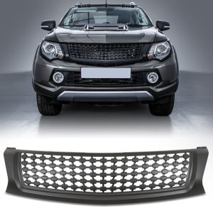 50-50-8-2.jpg Mitsubishi L200 Triton Series 5 15-18 Badgeless Black Grille