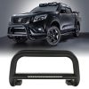 Nissan Navara D23 NP300 14-21 Black LED Bull Bar