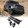 Predator4x4 10 Piece Gloss Black Door Panel Trim Kit To Fit Land Rover Defender 110 L663 2020+
