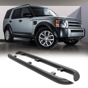 Land Rover Discovery 3 & 4 L319 04-16 Stainless Steel Black Side Bars