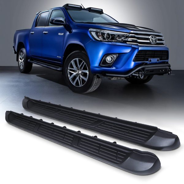 CAR-TWO-LOW-copy.jpg Toyota Hilux MK8 Revo 2015+ Black Side Steps