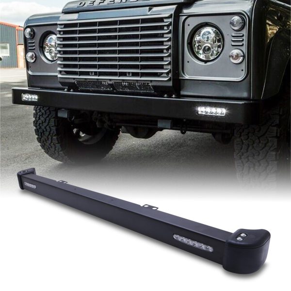 DLFB002-copy.jpg Predator4x4 Steel Front Bumper LED HID Spot Light Bar To Fit Land Rover Defender LD 2.2 2.4 TD4