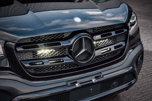 Stealth LED Mercedes X Class 2017-2020 Twin 6 Luminous LED Integration Grille Kit - 5,760 Lumens