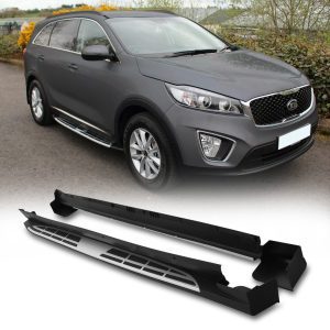 DSSS011-50-50-NEW-1.jpg Kia Sorento UM 14-20 Black And Silver Side Steps
